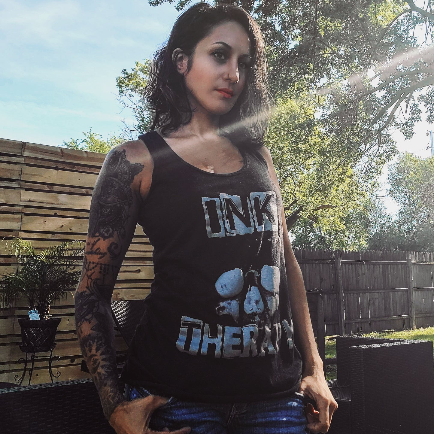 X-Ray Skull Tank Top