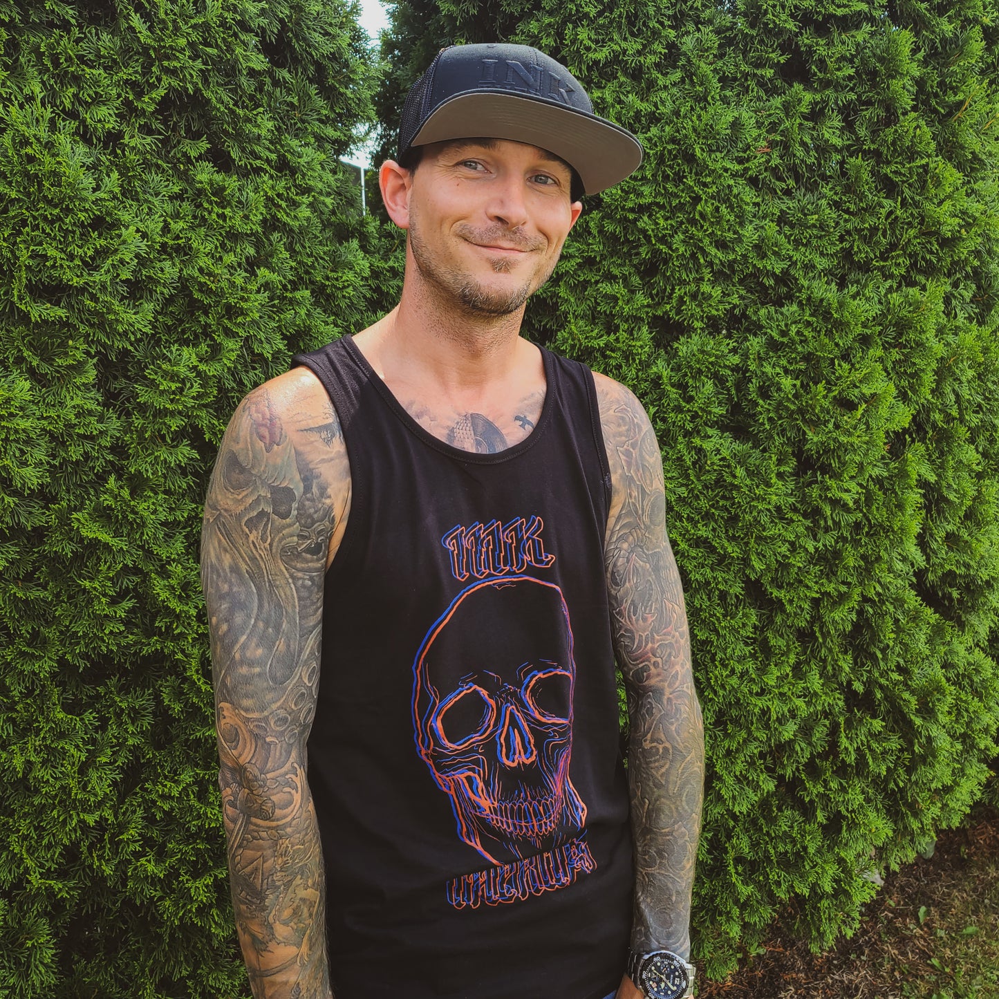 Trippy Skull Tank Top