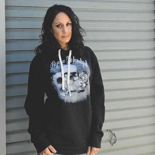 Be Fierce Be Beautiful Black Hoodie - Ink Therapy Clothing
